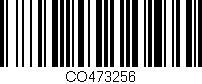 Código de barras (EAN, GTIN, SKU, ISBN): 'CO473256'