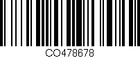 Código de barras (EAN, GTIN, SKU, ISBN): 'CO478678'