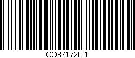 Código de barras (EAN, GTIN, SKU, ISBN): 'CO871720-1'