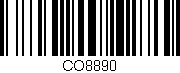 Código de barras (EAN, GTIN, SKU, ISBN): 'CO8890'