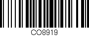 Código de barras (EAN, GTIN, SKU, ISBN): 'CO8919'