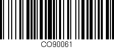 Código de barras (EAN, GTIN, SKU, ISBN): 'CO90061'