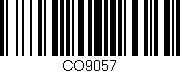Código de barras (EAN, GTIN, SKU, ISBN): 'CO9057'