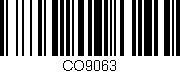 Código de barras (EAN, GTIN, SKU, ISBN): 'CO9063'