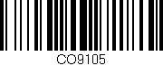 Código de barras (EAN, GTIN, SKU, ISBN): 'CO9105'