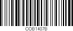 Código de barras (EAN, GTIN, SKU, ISBN): 'COB1407B'