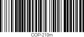 Código de barras (EAN, GTIN, SKU, ISBN): 'COP-210m'