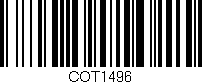 Código de barras (EAN, GTIN, SKU, ISBN): 'COT1496'