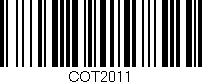 Código de barras (EAN, GTIN, SKU, ISBN): 'COT2011'