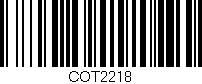 Código de barras (EAN, GTIN, SKU, ISBN): 'COT2218'