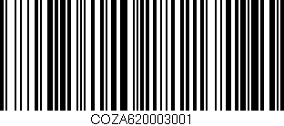Código de barras (EAN, GTIN, SKU, ISBN): 'COZA620003001'