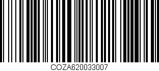 Código de barras (EAN, GTIN, SKU, ISBN): 'COZA620033007'