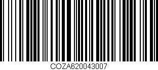 Código de barras (EAN, GTIN, SKU, ISBN): 'COZA620043007'
