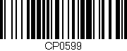 Código de barras (EAN, GTIN, SKU, ISBN): 'CP0599'