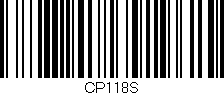 Código de barras (EAN, GTIN, SKU, ISBN): 'CP118S'