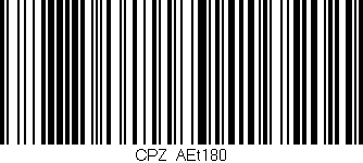 Código de barras (EAN, GTIN, SKU, ISBN): 'CPZ_AEt180'