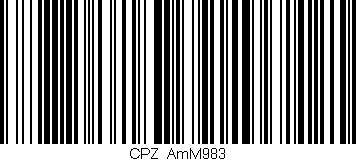 Código de barras (EAN, GTIN, SKU, ISBN): 'CPZ_AmM983'