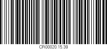 Código de barras (EAN, GTIN, SKU, ISBN): 'CR00020.15.39'