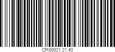 Código de barras (EAN, GTIN, SKU, ISBN): 'CR00021.21.40'
