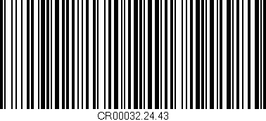 Código de barras (EAN, GTIN, SKU, ISBN): 'CR00032.24.43'