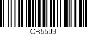 Código de barras (EAN, GTIN, SKU, ISBN): 'CR5509'