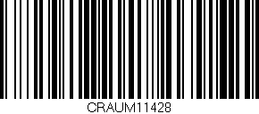 Código de barras (EAN, GTIN, SKU, ISBN): 'CRAUM11428'