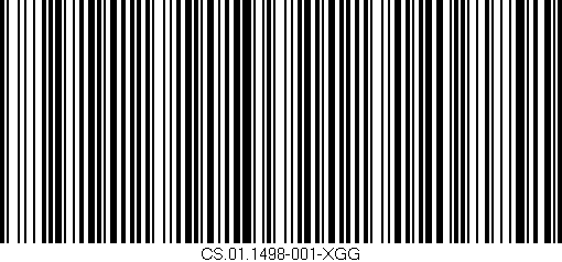 Código de barras (EAN, GTIN, SKU, ISBN): 'CS.01.1498-001-XGG'
