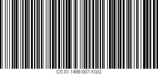 Código de barras (EAN, GTIN, SKU, ISBN): 'CS.01.1498-007-XGG'
