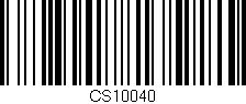 Código de barras (EAN, GTIN, SKU, ISBN): 'CS10040'