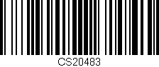 Código de barras (EAN, GTIN, SKU, ISBN): 'CS20483'