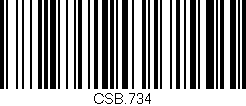Código de barras (EAN, GTIN, SKU, ISBN): 'CSB.734'