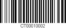 Código de barras (EAN, GTIN, SKU, ISBN): 'CT00010002'