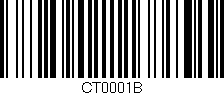 Código de barras (EAN, GTIN, SKU, ISBN): 'CT0001B'