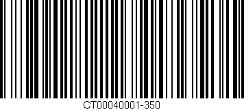 Código de barras (EAN, GTIN, SKU, ISBN): 'CT00040001-350'