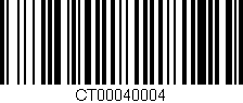 Código de barras (EAN, GTIN, SKU, ISBN): 'CT00040004'