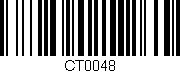 Código de barras (EAN, GTIN, SKU, ISBN): 'CT0048'