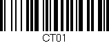 Código de barras (EAN, GTIN, SKU, ISBN): 'CT01'