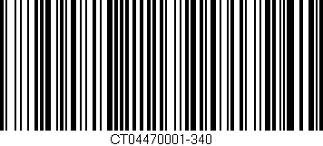 Código de barras (EAN, GTIN, SKU, ISBN): 'CT04470001-340'