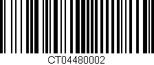 Código de barras (EAN, GTIN, SKU, ISBN): 'CT04480002'