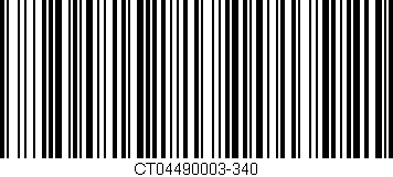 Código de barras (EAN, GTIN, SKU, ISBN): 'CT04490003-340'