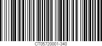 Código de barras (EAN, GTIN, SKU, ISBN): 'CT05720001-340'