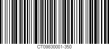 Código de barras (EAN, GTIN, SKU, ISBN): 'CT09830001-350'