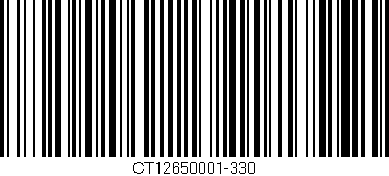 Código de barras (EAN, GTIN, SKU, ISBN): 'CT12650001-330'