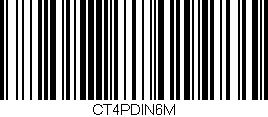 Código de barras (EAN, GTIN, SKU, ISBN): 'CT4PDIN6M'