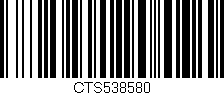 Código de barras (EAN, GTIN, SKU, ISBN): 'CTS538580'
