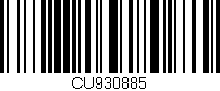 Código de barras (EAN, GTIN, SKU, ISBN): 'CU930885'