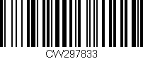 Código de barras (EAN, GTIN, SKU, ISBN): 'CW297833'
