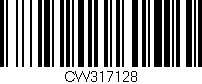 Código de barras (EAN, GTIN, SKU, ISBN): 'CW317128'