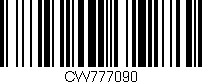 Código de barras (EAN, GTIN, SKU, ISBN): 'CW777090'