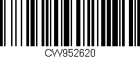 Código de barras (EAN, GTIN, SKU, ISBN): 'CW952620'